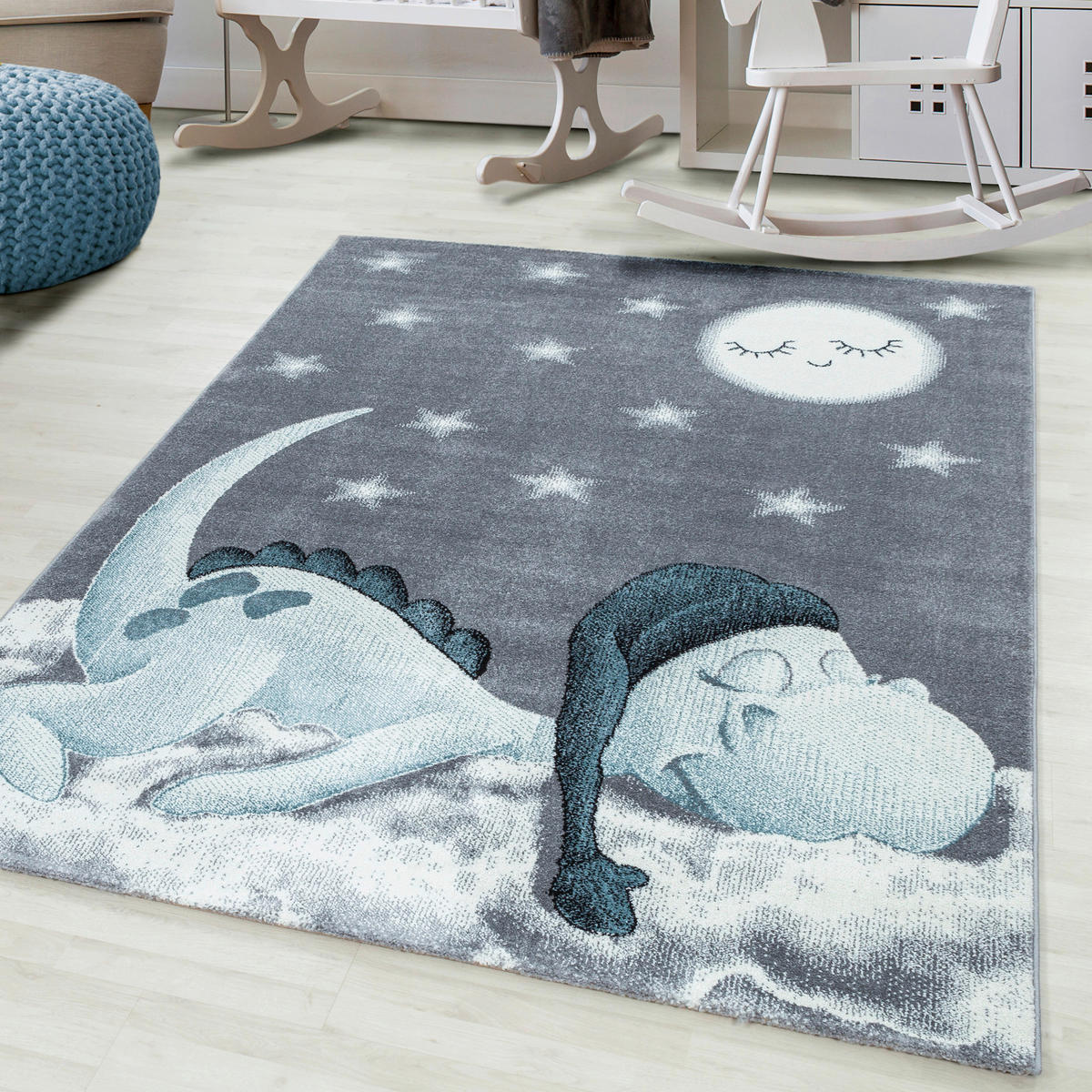 KINDERTEPPICH 80/150 cm Bambi  - Blau, Trend, Textil (80/150cm) - Ben'n'jen