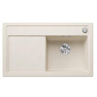 SPÜLE Zenar  - Weiß, Basics, Stein (86/19,7/51cm) - Blanco