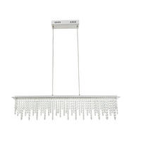 LED-HÄNGELEUCHTE  90 cm  - Klar, Design, Glas/Metall (90cm) - Globo