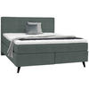 BOXSPRINGBETT 180/200 cm  in Grün  - Schwarz/Grün, Konventionell, Holz/Textil (180/200cm) - Voleo