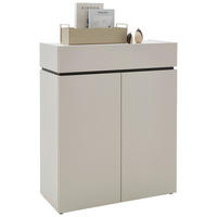 KOMMODE  in 90/111/40 cm  - Kaschmir/Schwarz, Design, Holzwerkstoff/Kunststoff (90/111/40cm) - Voleo