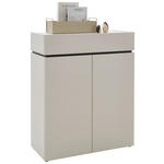 KOMMODE  in 90/111/40 cm  - Kaschmir/Schwarz, Design, Holzwerkstoff/Kunststoff (90/111/40cm) - Voleo