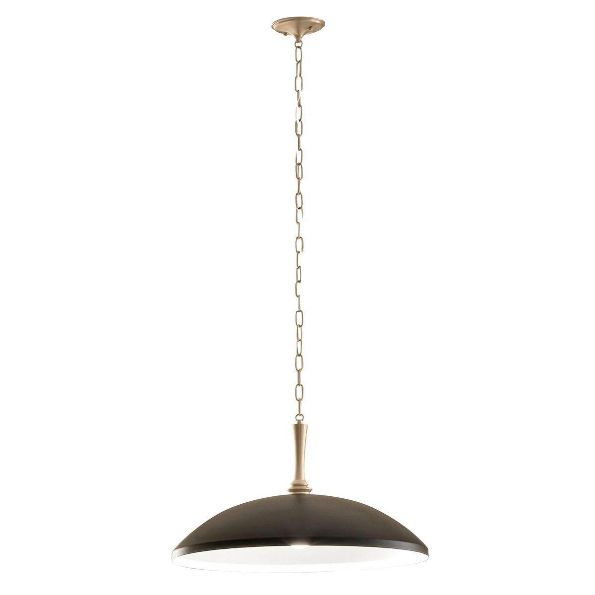 HÄNGELEUCHTE  - Champagner/Schwarz, KONVENTIONELL, Metall (225,9/33/50,8cm) - Elstead Lighting