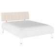 BETT 160/200 cm  in Weiß  - Weiß, Design, Holzwerkstoff/Textil (160/200cm) - Carryhome