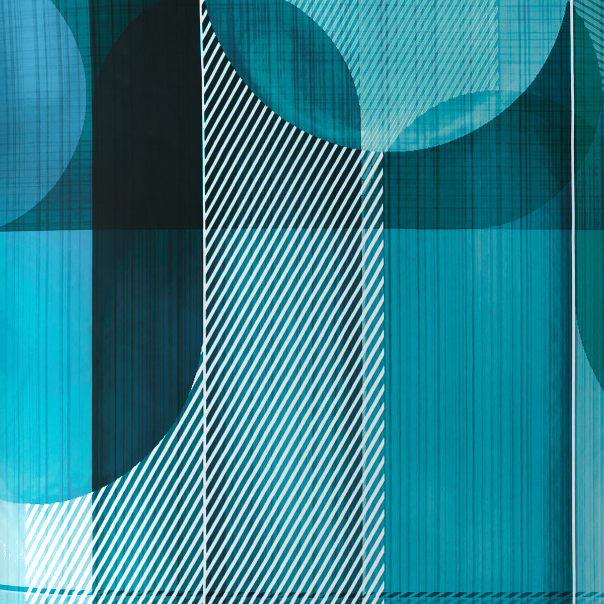 WENDEBETTWÄSCHE Satin 155/220 cm  - Petrol, Design, Textil (155/220cm) - Esposa