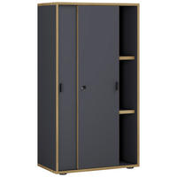 AKTENSCHRANK 60/110/37 cm  - Honigeiche/Anthrazit, Design, Holzwerkstoff (60/110/37cm) - MID.YOU