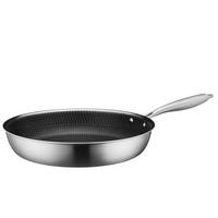 BRATPFANNE  - Silberfarben/Schwarz, Basics, Metall (32/6cm) - Mäser