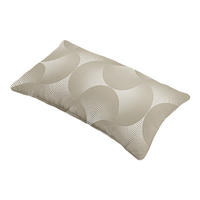 OUTDOOR-KISSEN in Taupe geometrisch 50/30 cm  - Taupe, Basics, Textil (50/30cm)