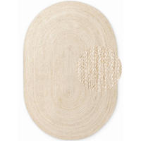 JUTETEPPICH 160/230 cm Jute Braided Champagner oval  - Champagner, Basics, Textil (160/230cm) - Hanse Home