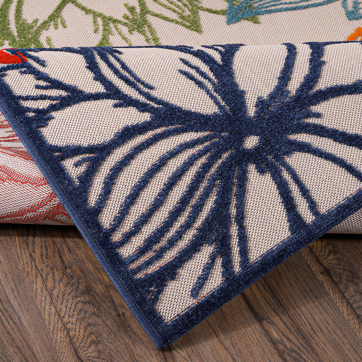 STAZA 80/200 cm   višebojno, bijela  Floral  - bijela/višebojno, Lifestyle, tekstil/plastika (80/200cm)