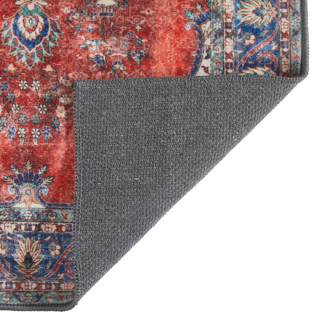 Thumbnail - Novel Läufer, Mehrfarbig, Rot, Textil, Tier, rechteckig, 80x250 cm, Bsci, Oeko-Tex® Standard 100, für Fußbodenheizung ge...
