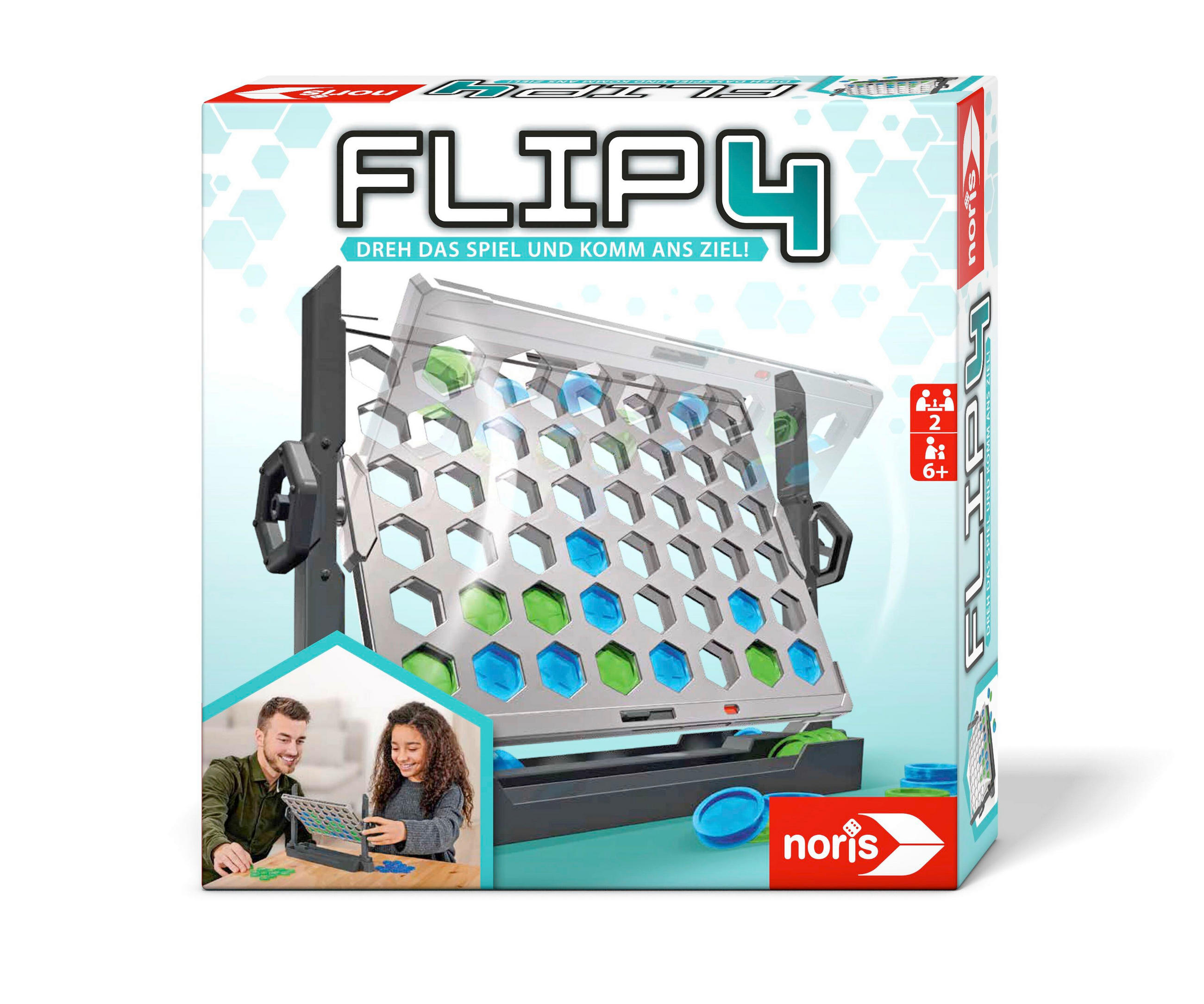 LERNSPIEL Flip 4  - Multicolor, Basics, Karton/Kunststoff (26/5/25cm) - Simba