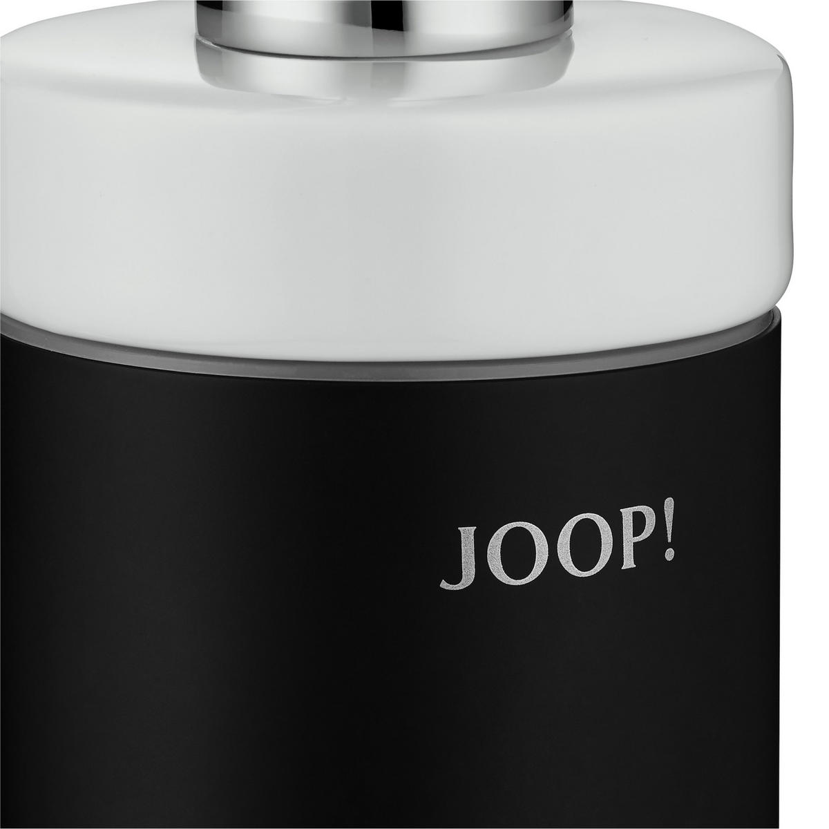 SEIFENSPENDER Chromeline Black  - Chromfarben/Schwarz, Design, Kunststoff/Metall - Joop!