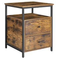 NACHTTISCH 45/60/45 cm  in Braun, Schwarz  - Schwarz/Braun, Trend, Holzwerkstoff (45/60/45cm) - Boxxx