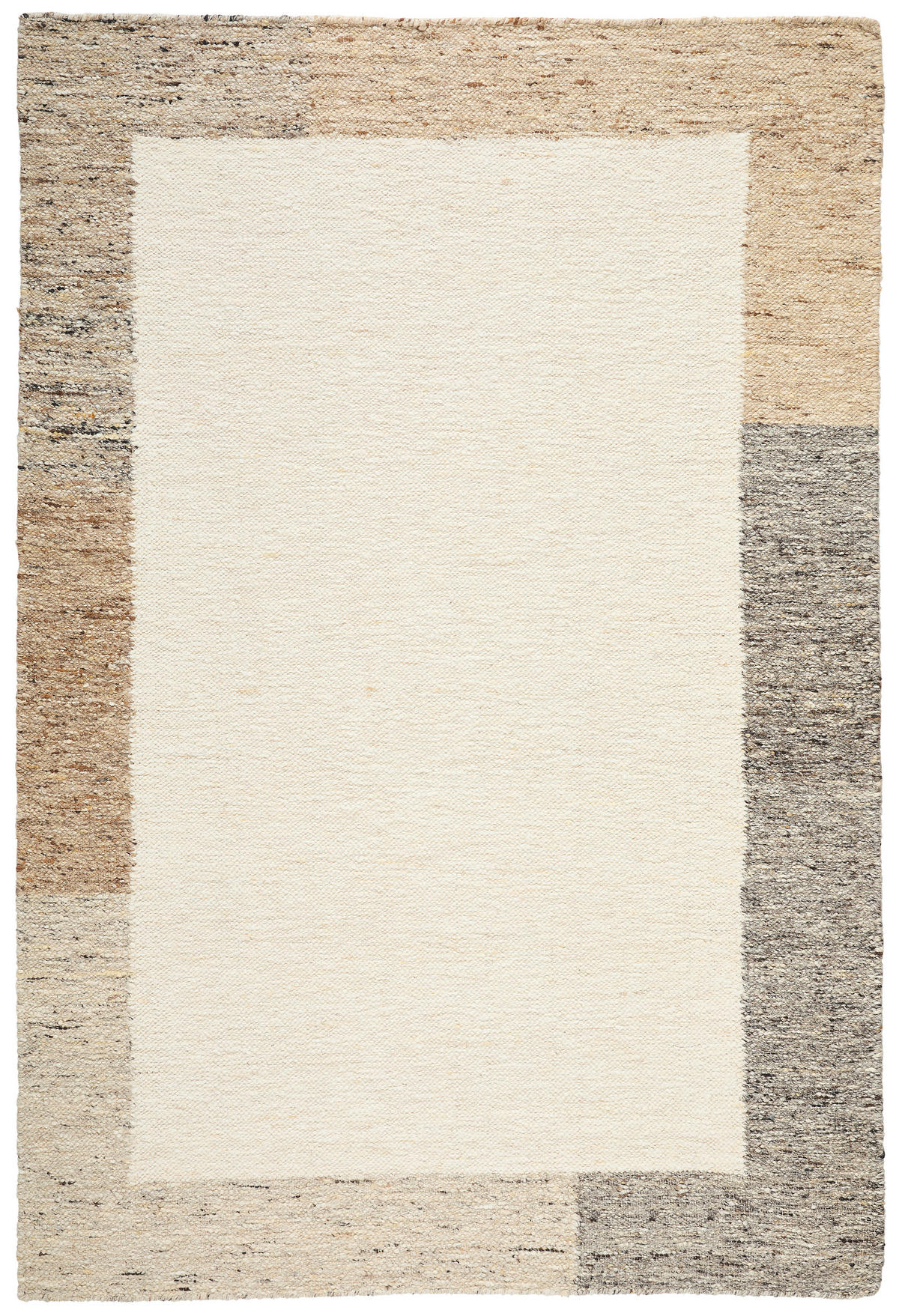 HANDWEBTEPPICH 130/190 cm Creme, Multicolor  - Multicolor/Creme, Natur, Textil (130/190cm) - Linea Natura