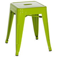 HOCKER Grün  - Grün, Basics, Metall (39/46/39cm) - MID.YOU
