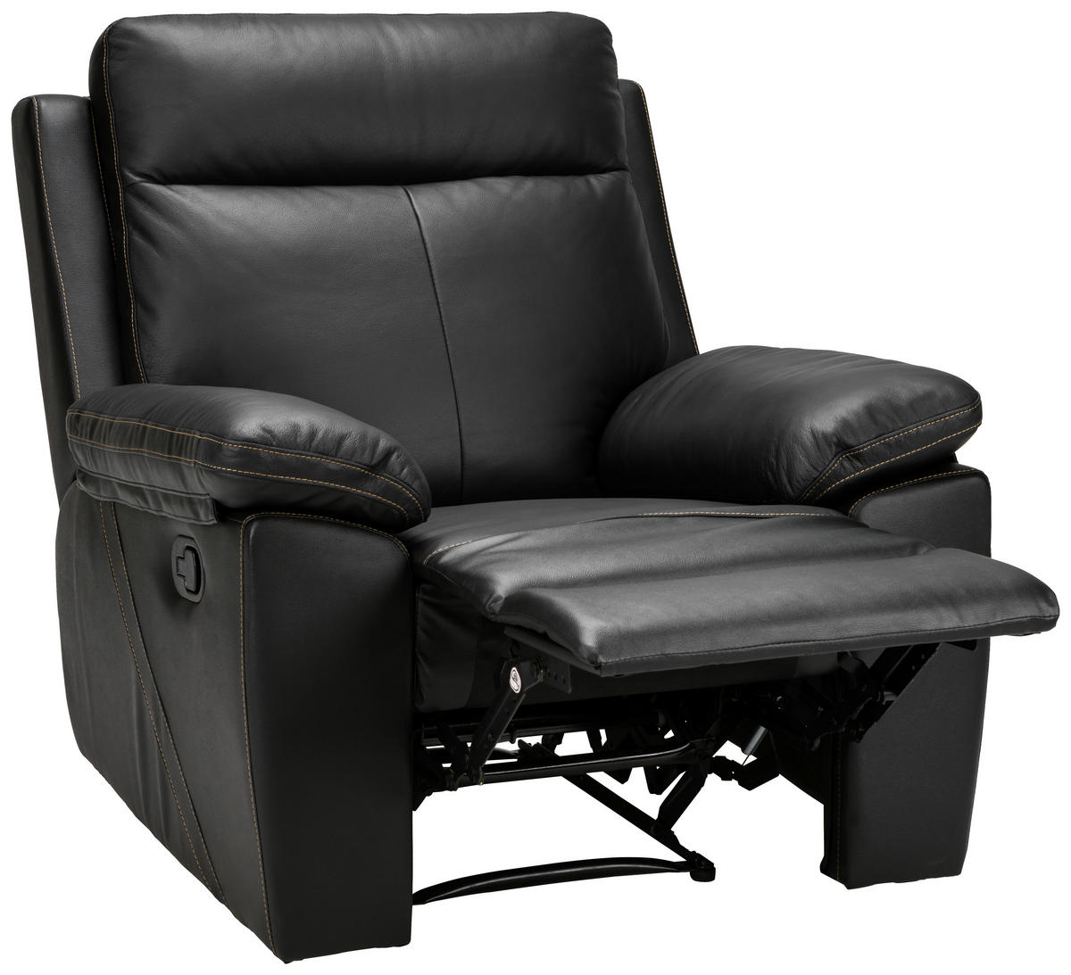 SOFFGRUPP i läderimitation kombination läder/läderimitation svart  - svart/cremefärgad, Klassisk, läder/textil - Xora