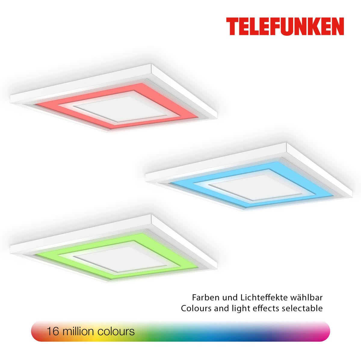 LED-PANEL   18 W/1600 lm/3000-6500 K// - bela, Trend, kovina/umetna masa (29,5/5,5cm)