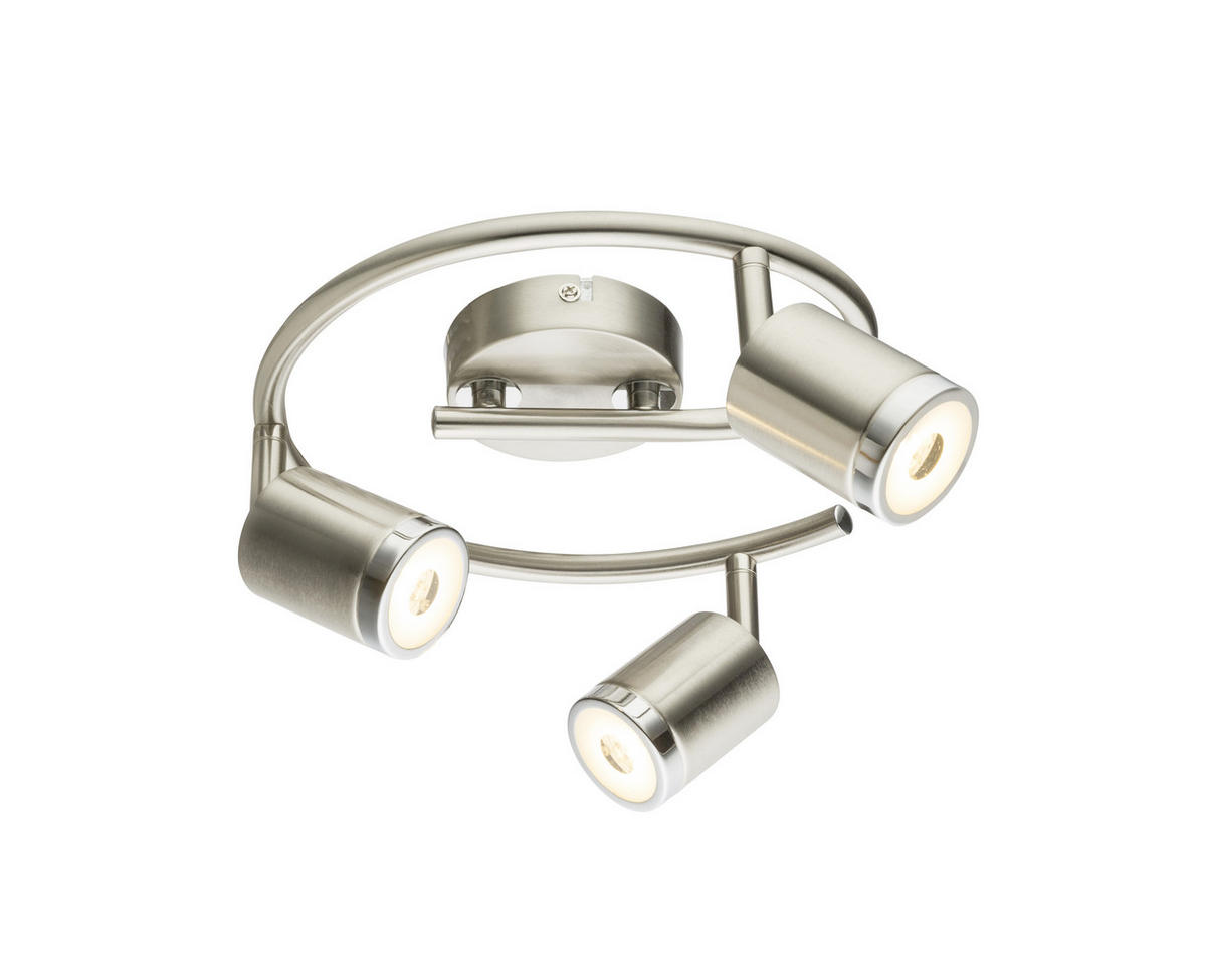STRAHLER   - Nickelfarben, Design, Kunststoff/Metall (25cm) - Xora
