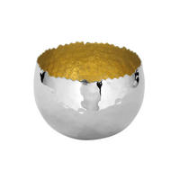 DEKOSCHALE - Silberfarben, Basics, Metall (12,5/8,5cm) - Fink