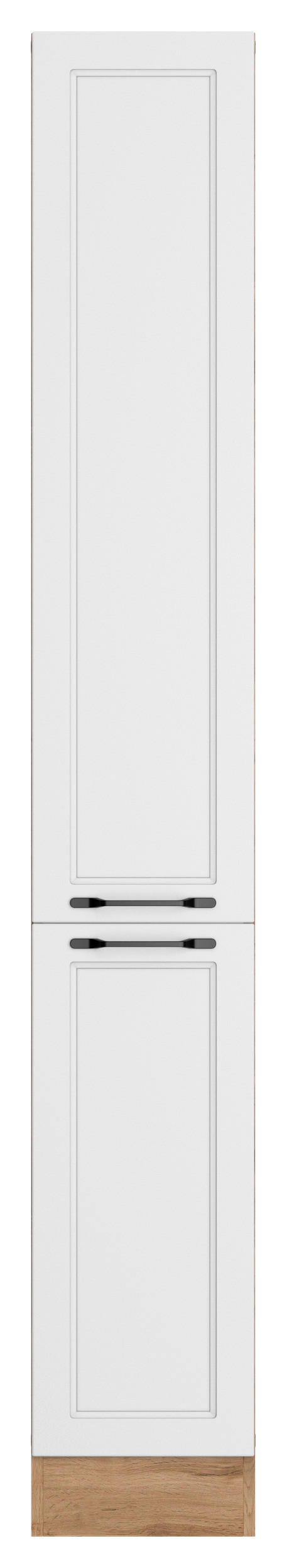 Thumbnail - Held Apothekerschrank, Weiß, Eiche Wotan, Metall, 30x200x60 cm, Made in Germany, Küchen, Küchenmöbel, Küchenschränke, Ap...