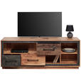 LOWBOARD in 160/60/40 cm - Dunkelgrau/Schwarz, Trend, Holz/Metall (160/60/40cm) - Landscape