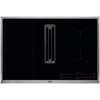 KOCHFELD-DUNSTABZUG-KOMBI CCE84543XB  - Edelstahlfarben/Schwarz, Basics, Glas/Metall (80/20,8/50,6cm) - AEG