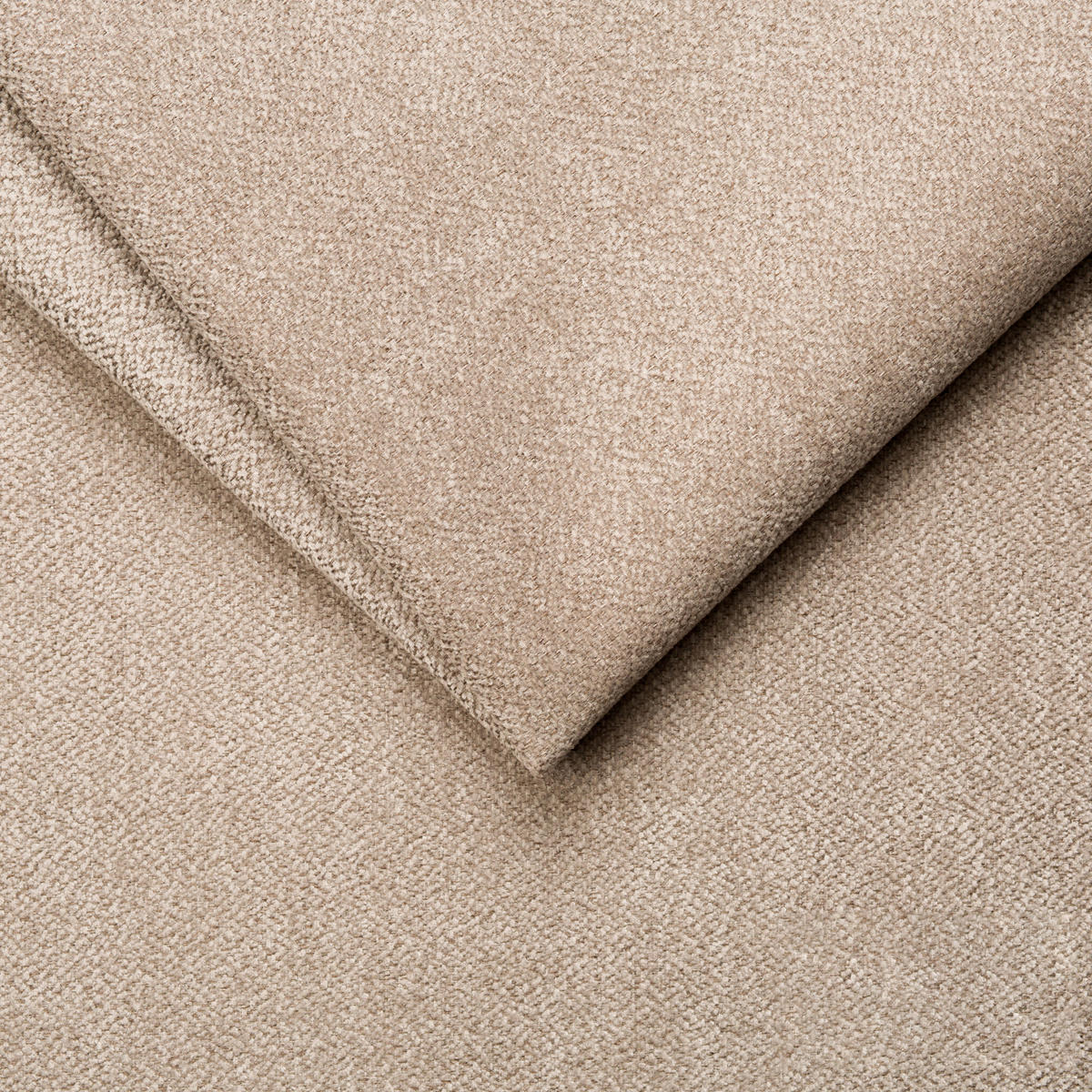 ECKSOFA in Chenille Hellbraun  - Hellbraun/Schwarz, Konventionell, Holz/Textil (159/221cm) - Carryhome