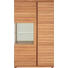 VITRINE Kernbuche furniert, mehrschichtige Massivholzplatte (Tischlerplatte) Buchefarben - Buchefarben, Design, Glas/Holz (115/206/43cm) - Venjakob