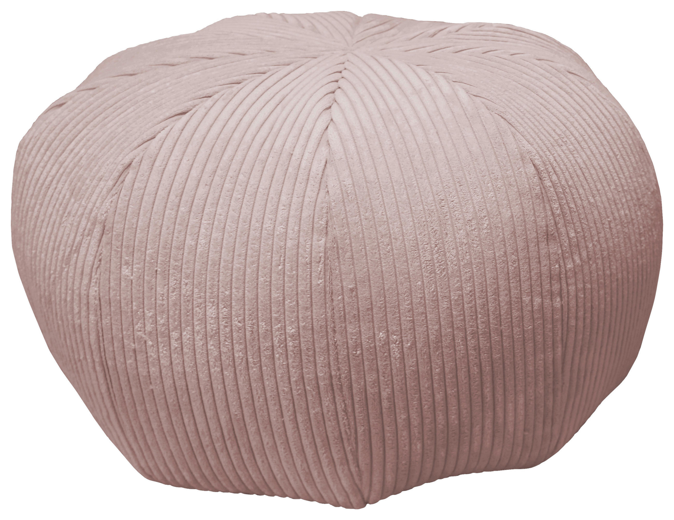 POUF Cord 60/30/60 cm  - Rosa, Design, Textil (60/30/60cm) - Carryhome