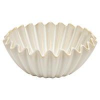 DEKOSCHALE - Weiß, Basics, Keramik (19,7/8/19,7cm)