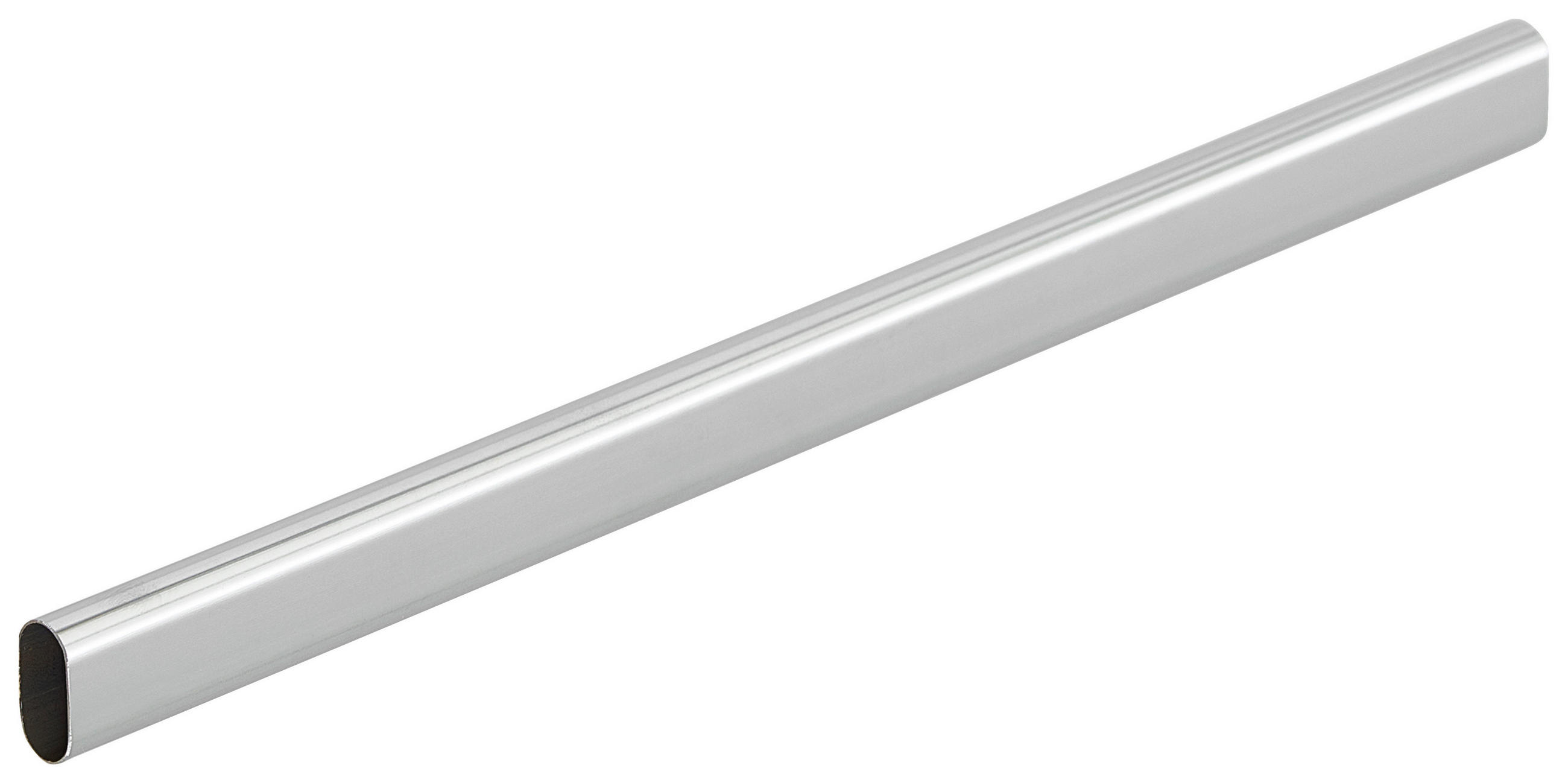 KLEIDERSTANGE 45,4/1,5/3 cm Alufarben  - Alufarben, ROMANTIK / LANDHAUS, Metall (45,4/1,5/3cm) - Boxxx
