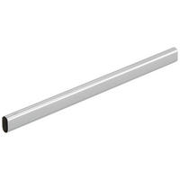 KLEIDERSTANGE 45,4/1,5/3 cm Alufarben  - Alufarben, ROMANTIK / LANDHAUS, Metall (45,4/1,5/3cm) - Boxxx