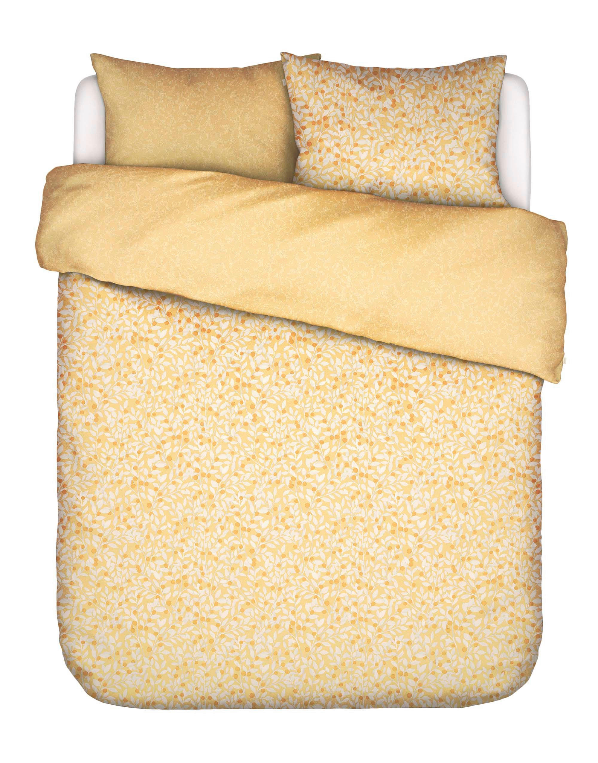 BETTWÄSCHE LENTHE Satin  - Gelb, Basics, Textil (200/200cm) - Essenza