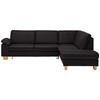 ECKSOFA  in Echtleder Dunkelbraun  274/235 cm  - Eichefarben/Dunkelbraun, KONVENTIONELL, Leder/Holzwerkstoff (274/235cm) - Beldomo Premium