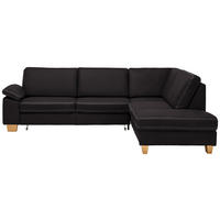 ECKSOFA  in Echtleder Dunkelbraun  274/235 cm  - Eichefarben/Dunkelbraun, KONVENTIONELL, Leder/Holzwerkstoff (274/235cm) - Beldomo Premium