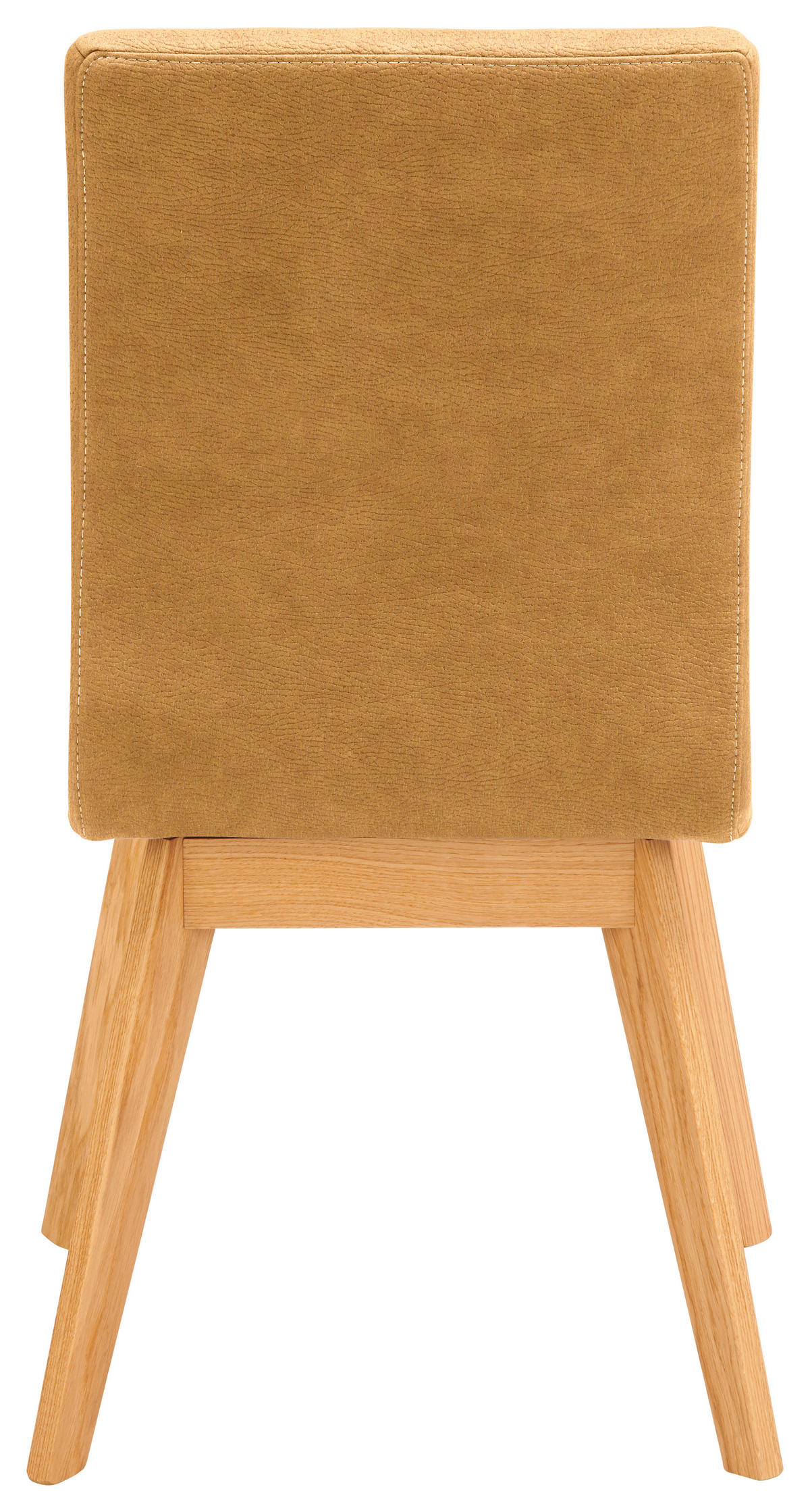 STUHL  in Mikrofaser Holz, Textil  - Beige/Goldfarben, Design, Holz/Textil (45/102/56cm) - Novel