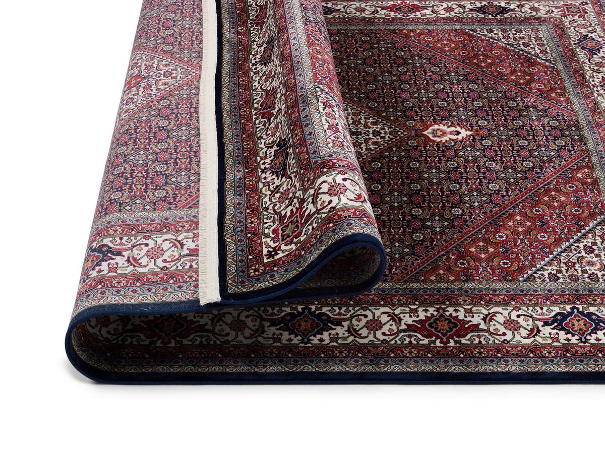 WEBTEPPICH 67/130 cm Mithras Bidjar Blau  - Blau, Design, Textil (67/130cm) - Novel