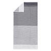 HANDTUCH MARIS Schwarz, Hellgrau  - Hellgrau/Schwarz, Basics, Textil (50/100cm) - Egeria