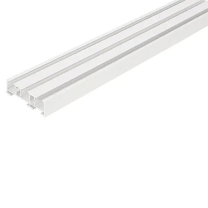 FLÄCHENVORHANGSCHIENE 210 cm  - Edelstahlfarben, Basics, Metall (210cm) - Homeware