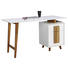 SCHREIBTISCH - Eichefarben/Weiß, Design, Holz/Holzwerkstoff (140/76/60cm) - Novel SCHREIBTISCH - Eichefarben/Weiß, Design, Holz/Holzwerkstoff (140/76/60cm) - Novel