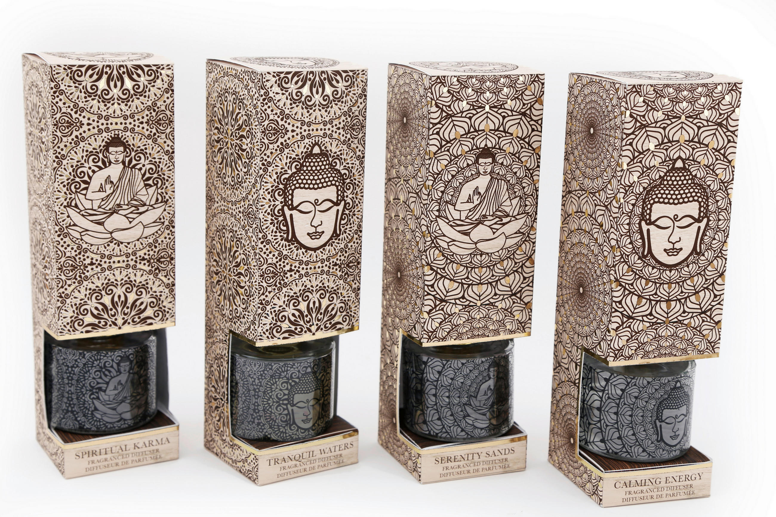 AROMAPÁLCÁK   - többszínű, Basics, Üveg/fém (6.5/24/6.5cm)