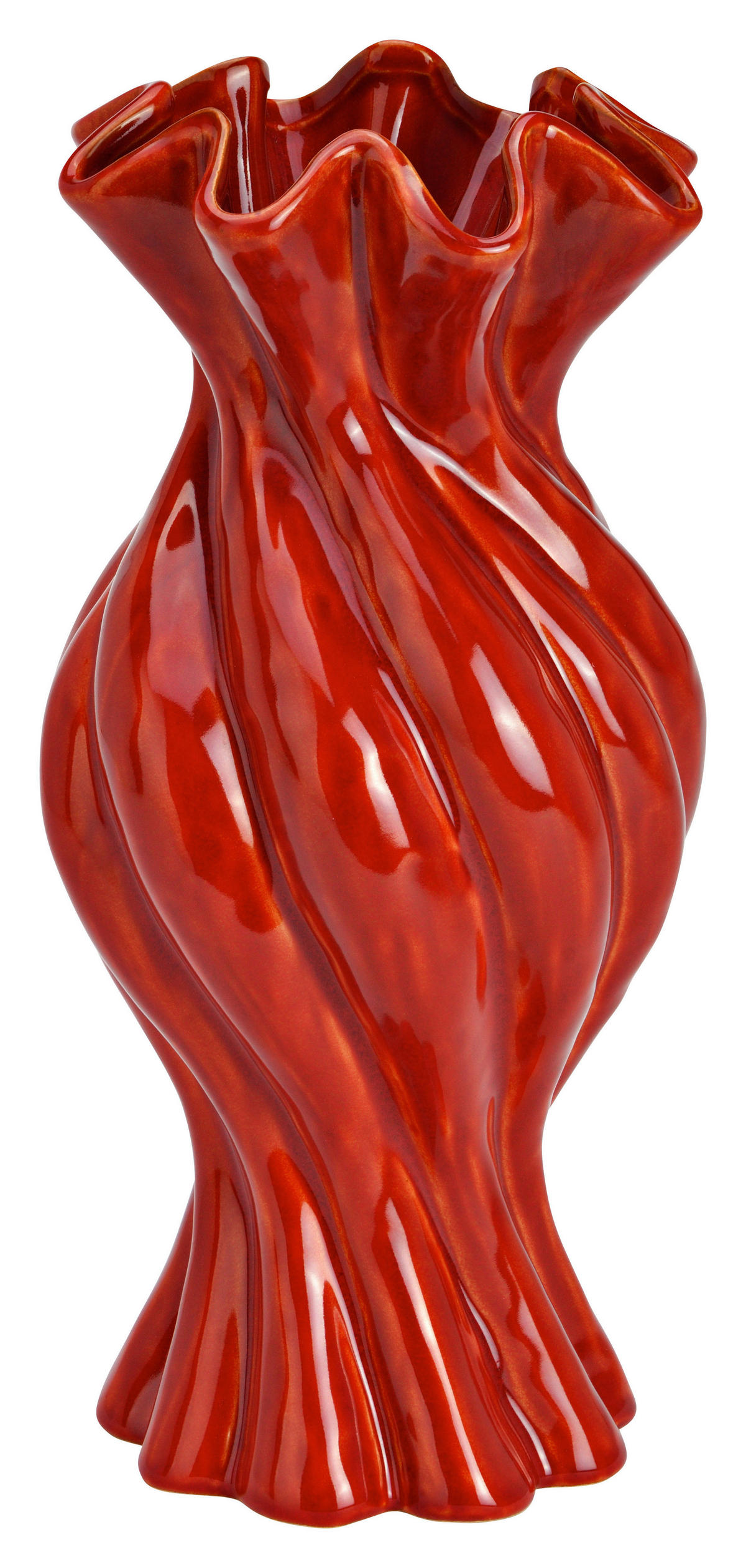 VASE  - Terracotta, Basics, Stein (14,0/30,0/14,0cm)