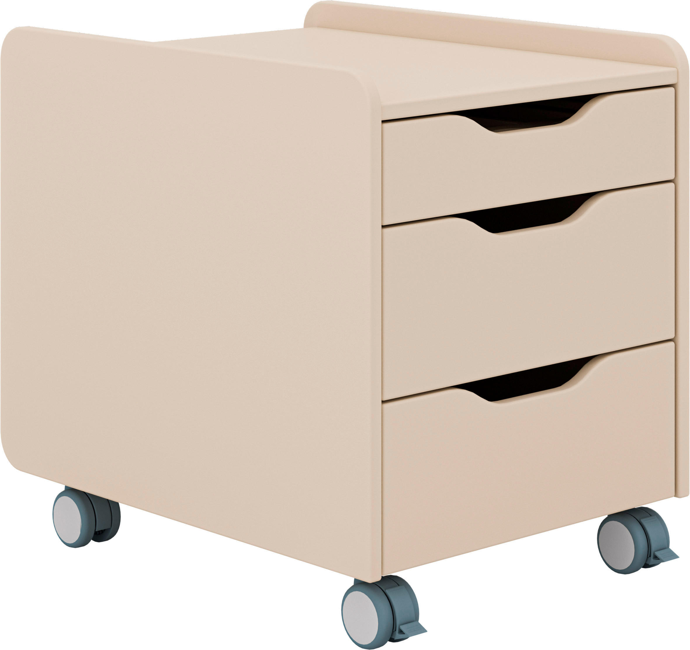 ROLLCONTAINER Beige, Kaschmir  - Kaschmir/Beige, Basics, Holzwerkstoff (43/61/48cm) - Paidi