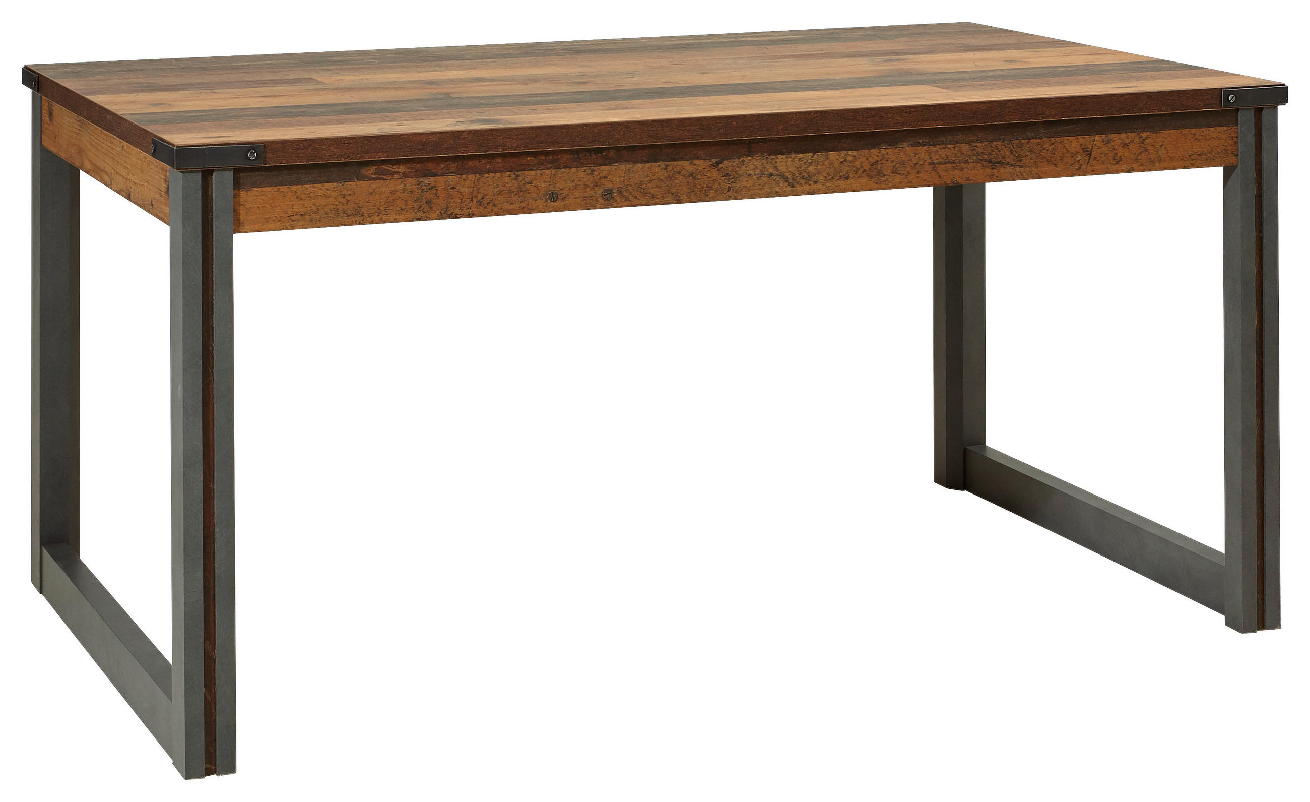 ESSTISCH rechteckig Grau, Pinienfarben  - Grau/Pinienfarben, KONVENTIONELL, Holzwerkstoff (160/90/77cm) - Hom`in