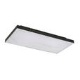 LED-DECKENLEUCHTE 90/45/10,5 cm   - Schwarz, Design, Kunststoff/Metall (90/45/10,5cm) - Novel