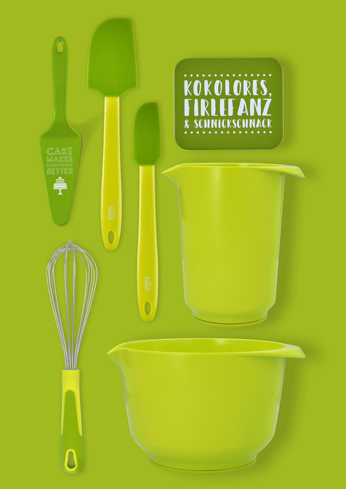 TORTENHEBER - Grün, Basics, Kunststoff (6/26cm) - Birkmann