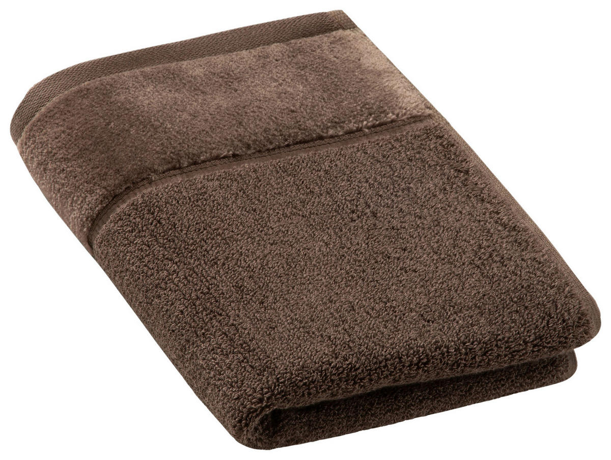 VENDÉGTÖRÖLKÖZŐ 40/60 cm barna  - barna, Basics, textil (40/60cm) - Vossen