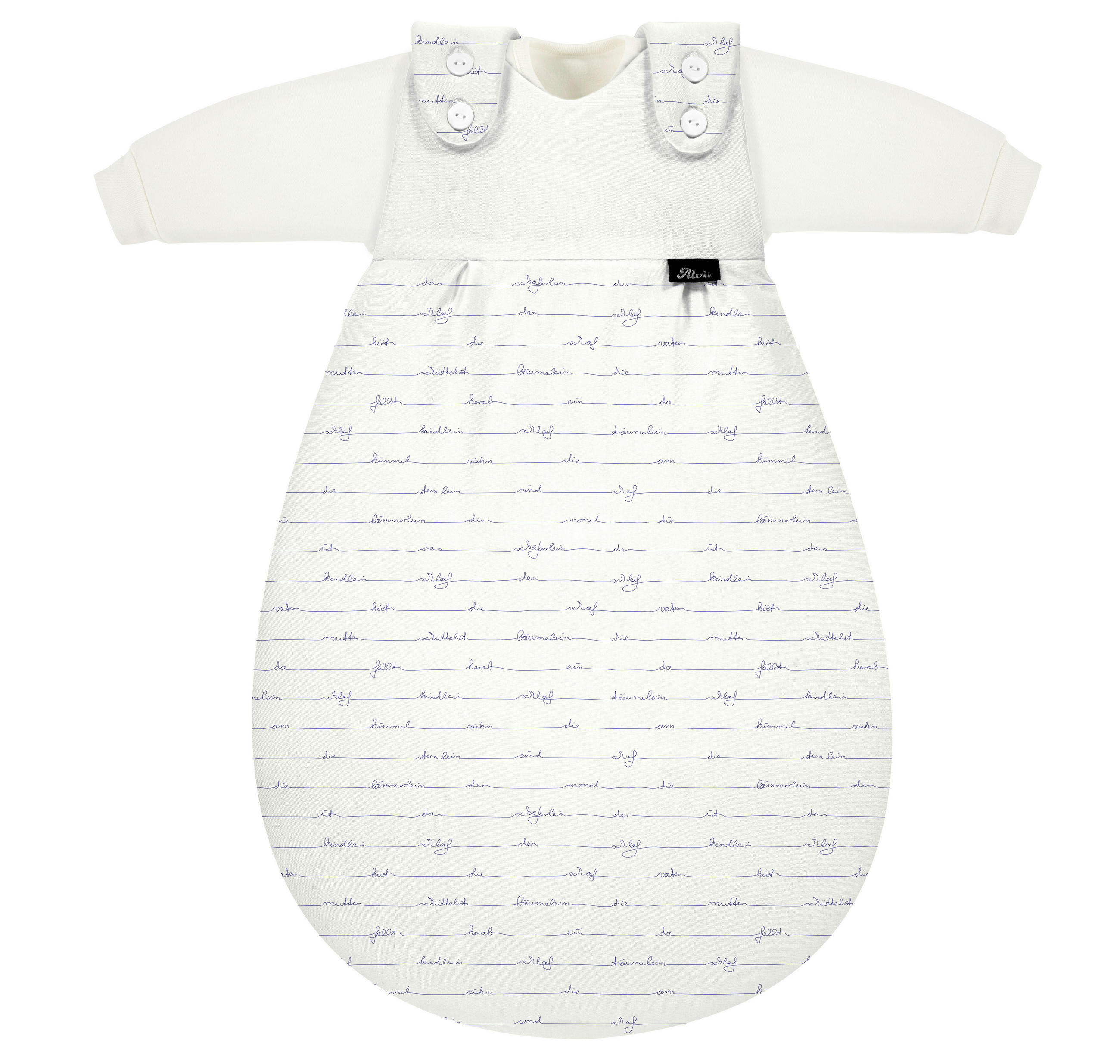 BABYSCHLAFSACKSET Baby-Mäxchen    62/68   - Weiß/Hellblau, Basics, Textil (62/68null) - Alvi