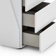 NACHTSCHRANK 48,3/59,5/44,3 cm  - Schwarz/Weiß, Design, Holzwerkstoff/Kunststoff (48,3/59,5/44,3cm) - Novel